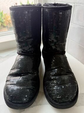 UGG Black Sequin Boots